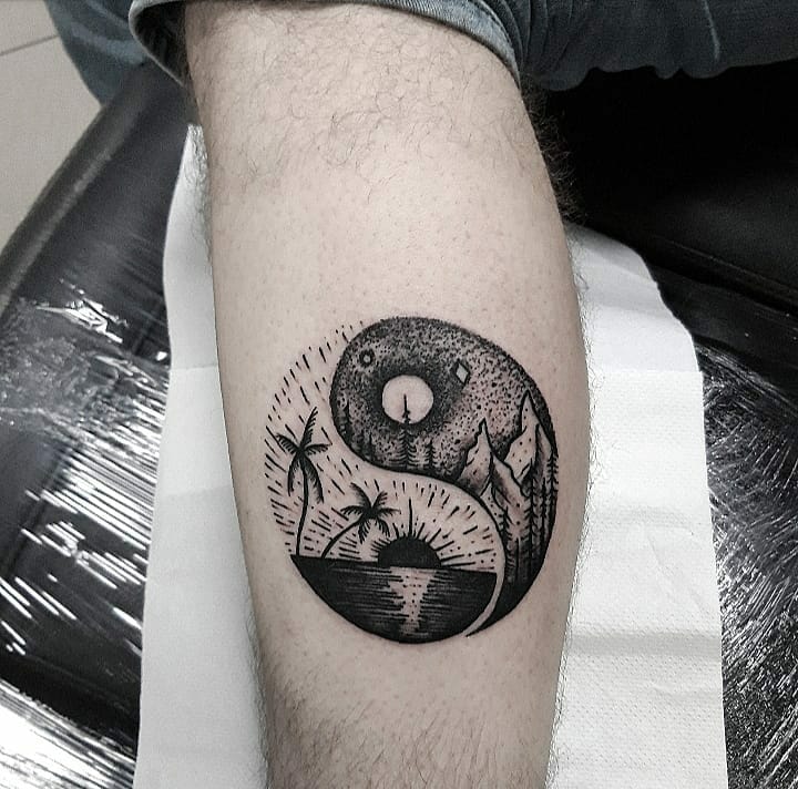 yinyang tattoo designs