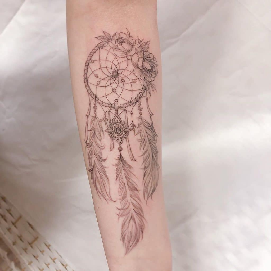 dreamcatcher tattoo