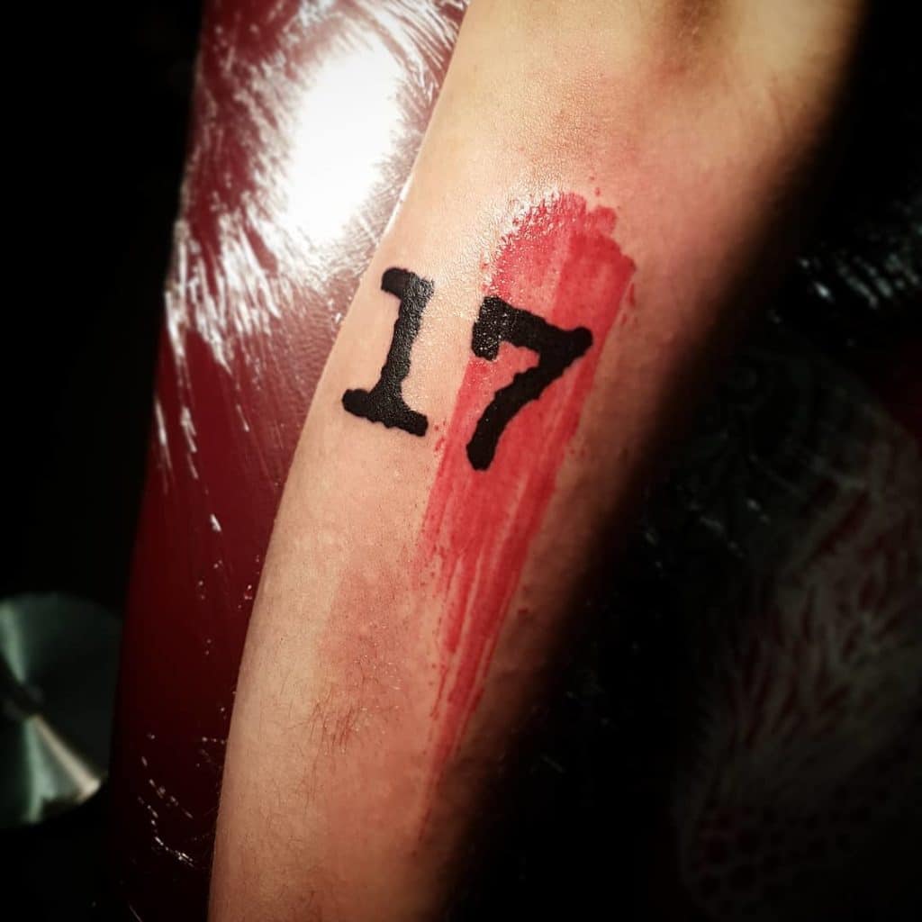 number tattoos