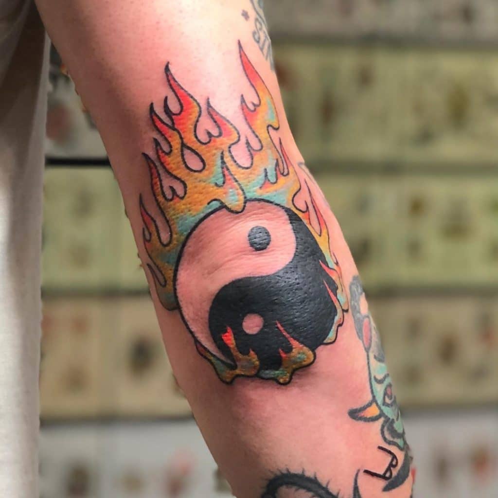 yinyang tattoo designs