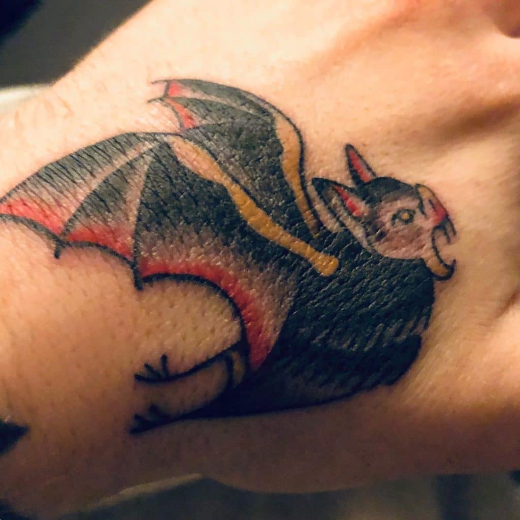 bat tattoo