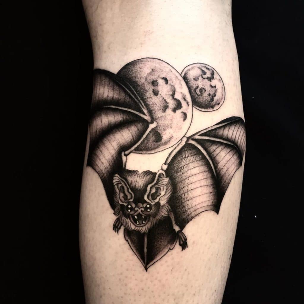 bat tattoo