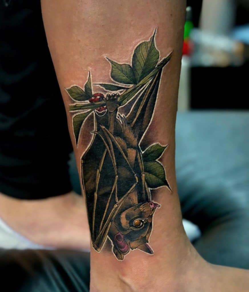 bat tattoo