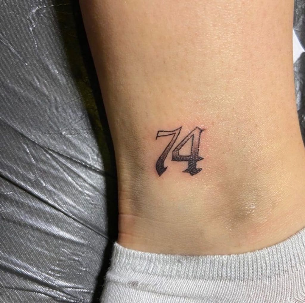 number tattoos