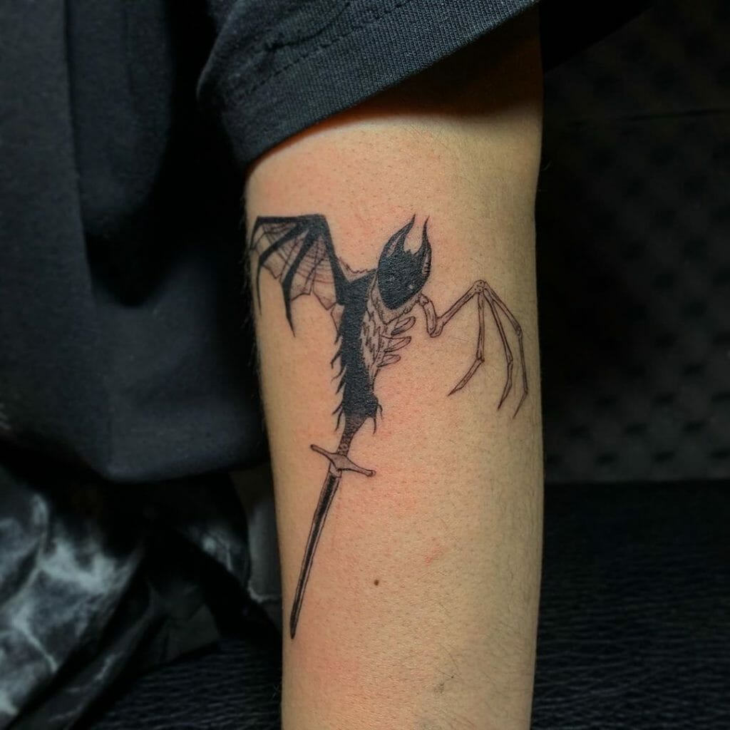 bat tattoo