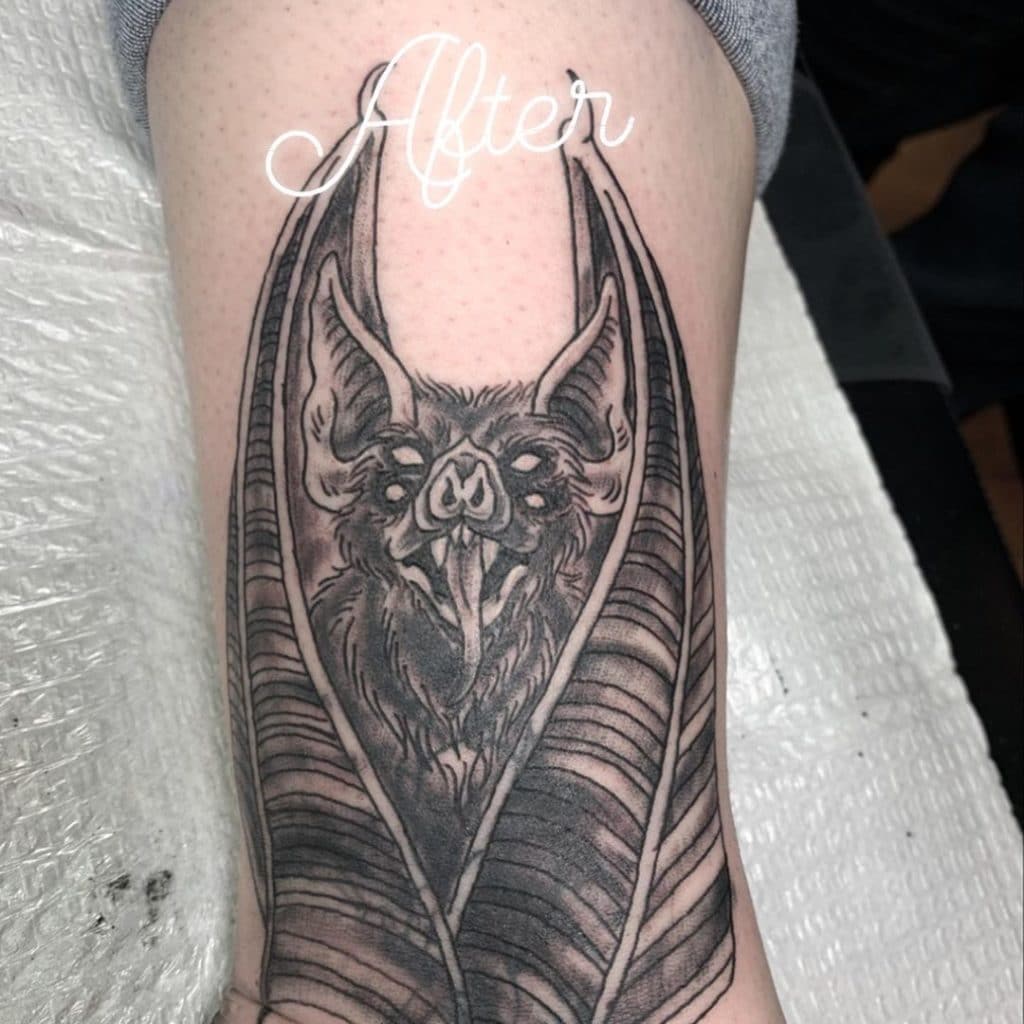 bat tattoo