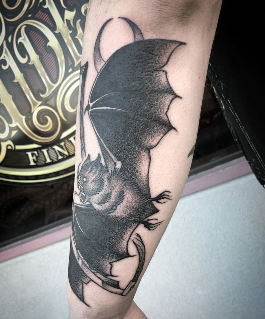 bat tattoo