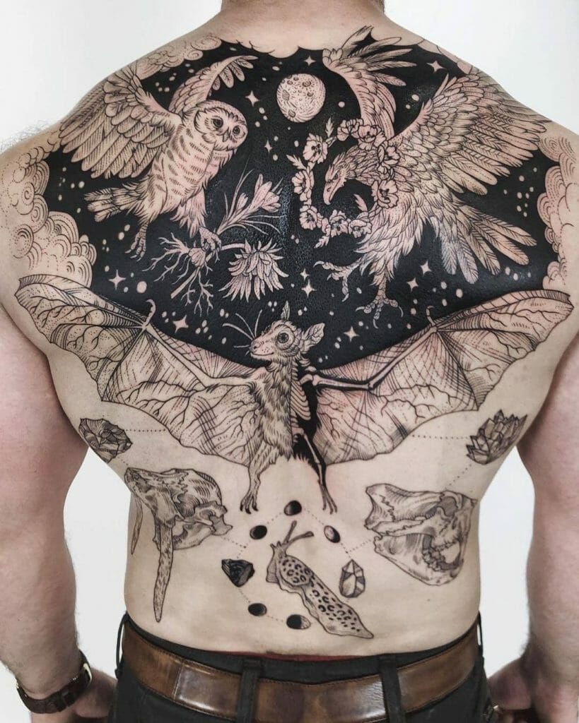 bat tattoo