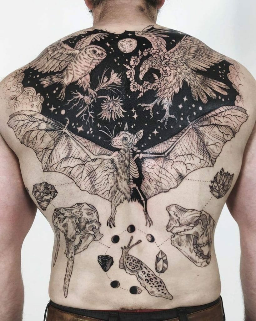 bat tattoo