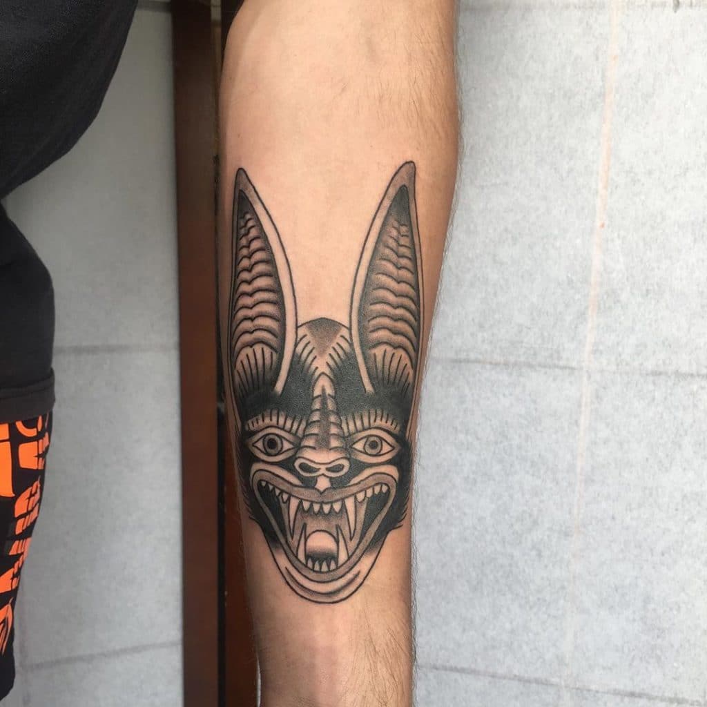 bat tattoo