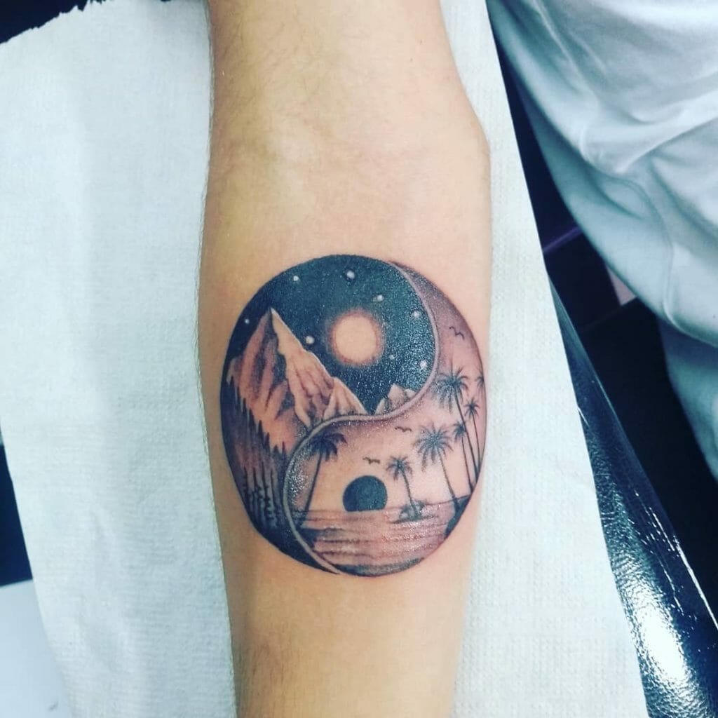 yinyang tattoo designs