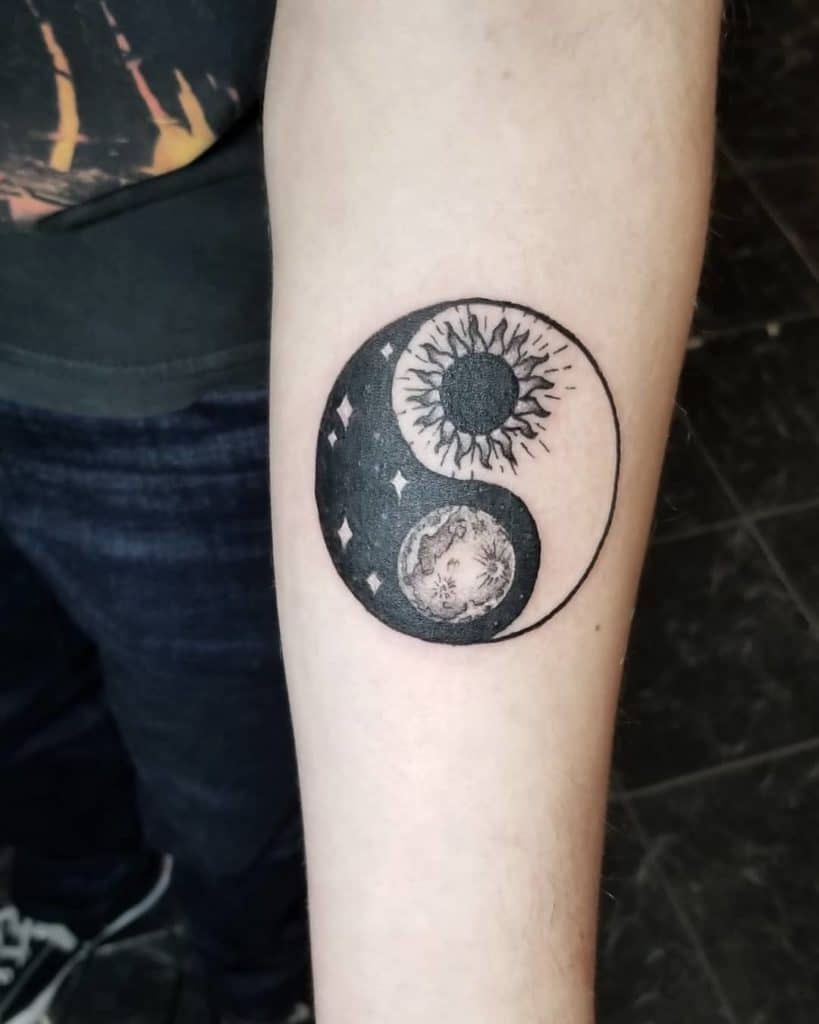 yinyang tattoo designs