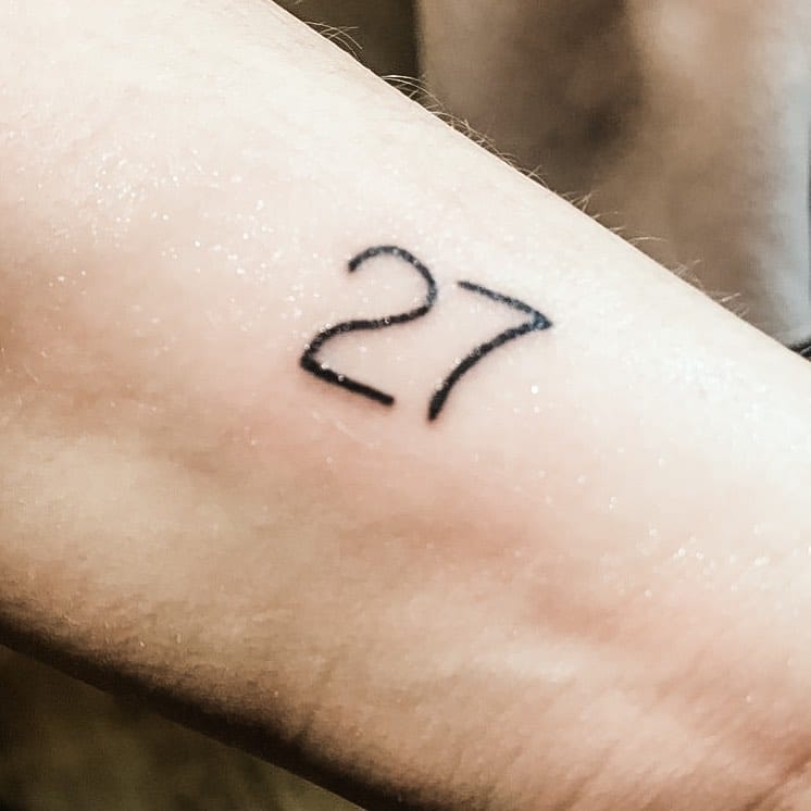 number tattoos