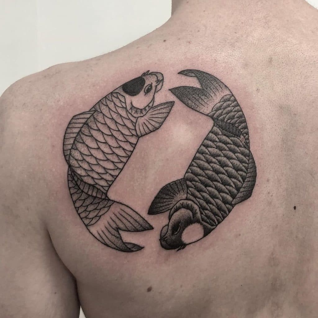 yinyang tattoo designs