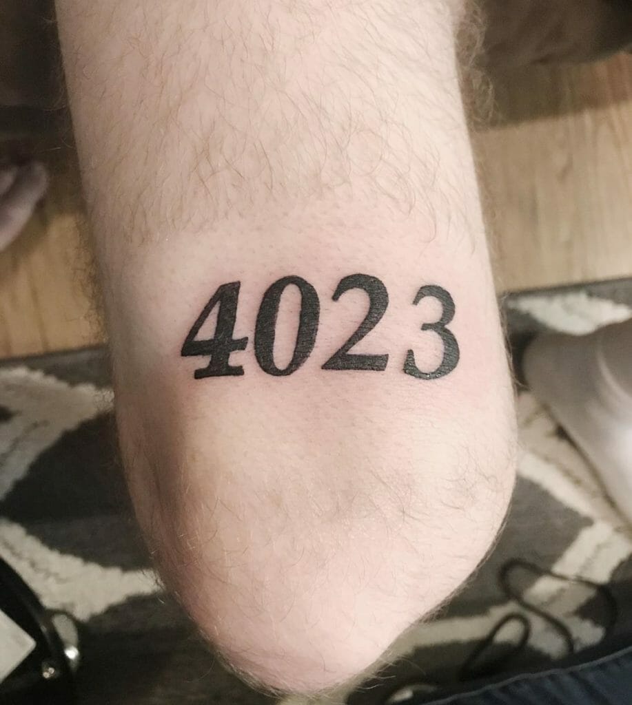 number tattoos