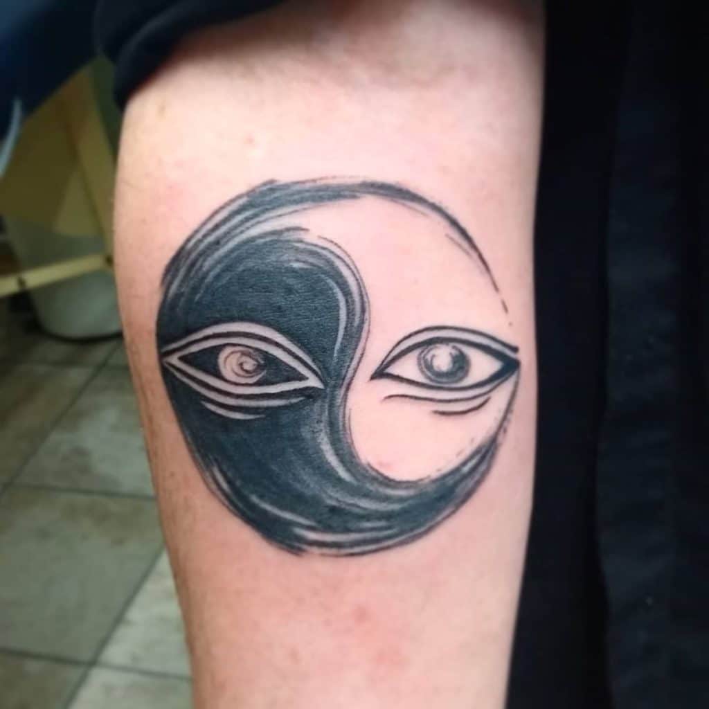 yinyang tattoo designs