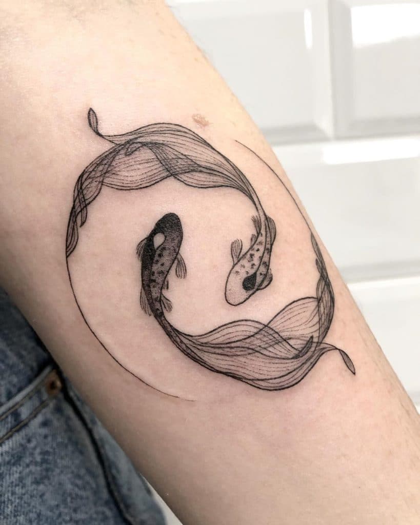 yinyang tattoo designs