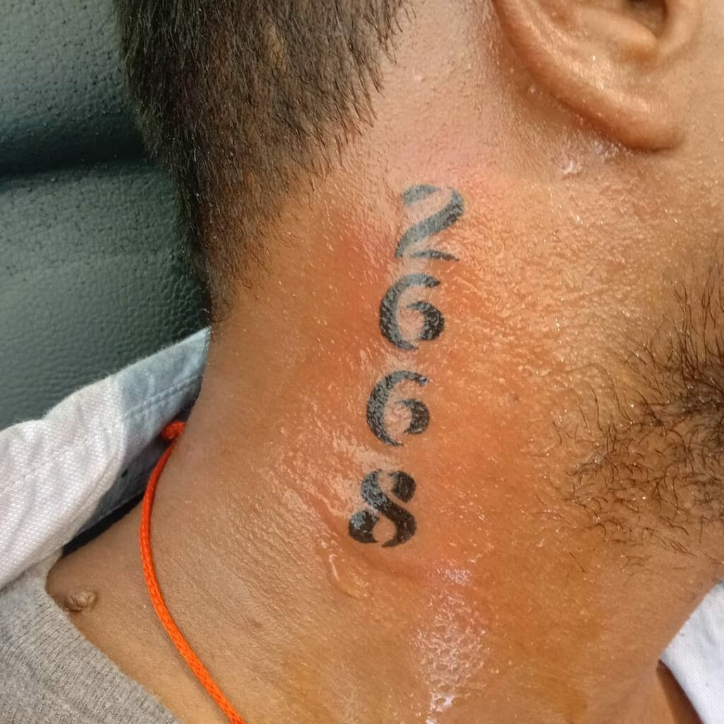 number tattoos