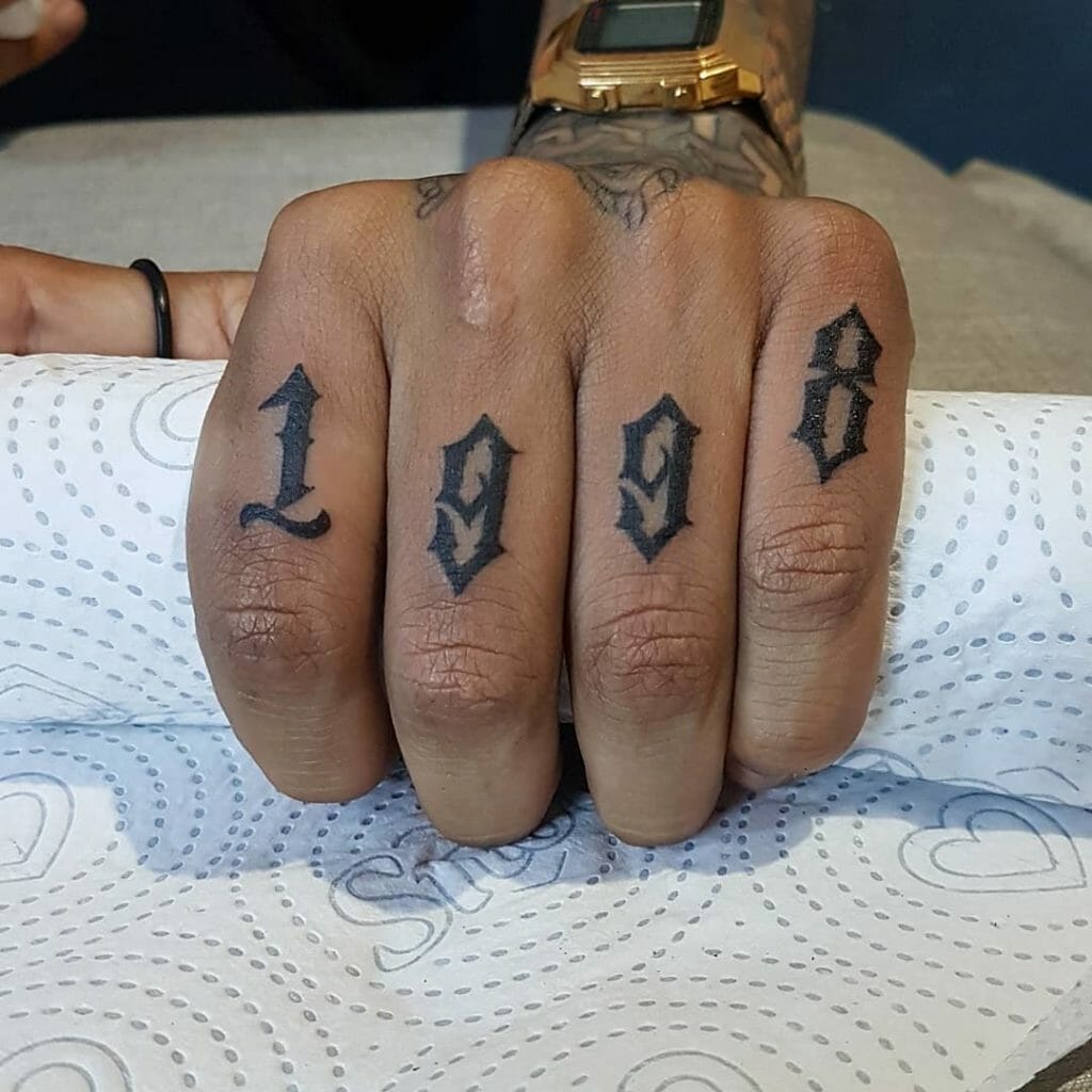 number tattoos