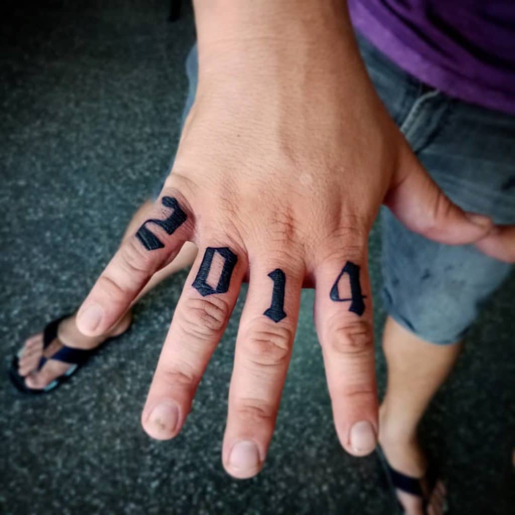 number tattoos