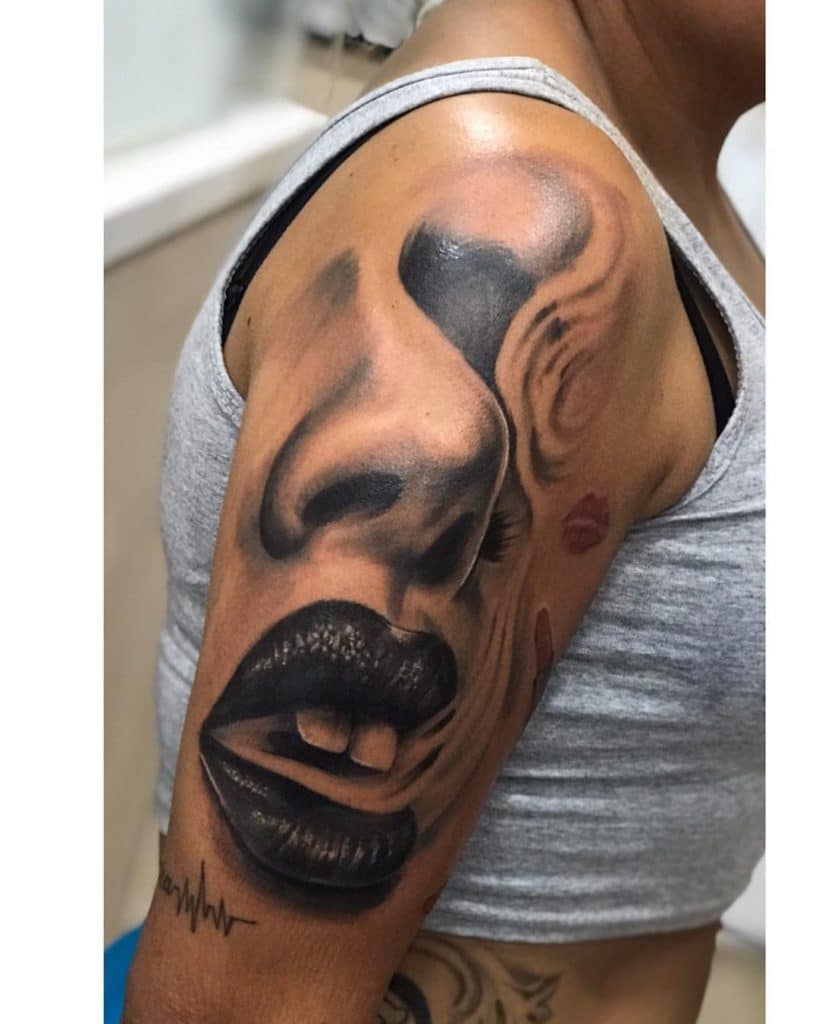 smoke tattoo