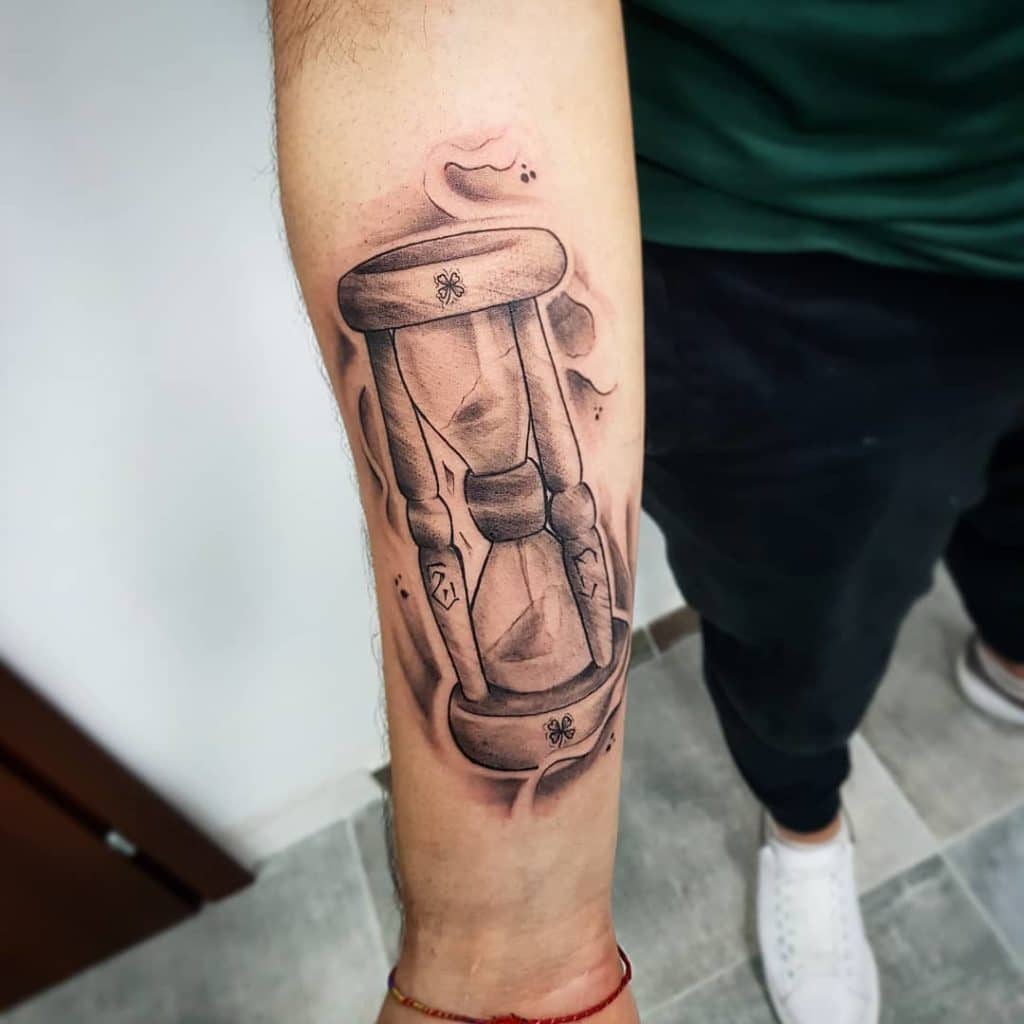 hourglass tattoo