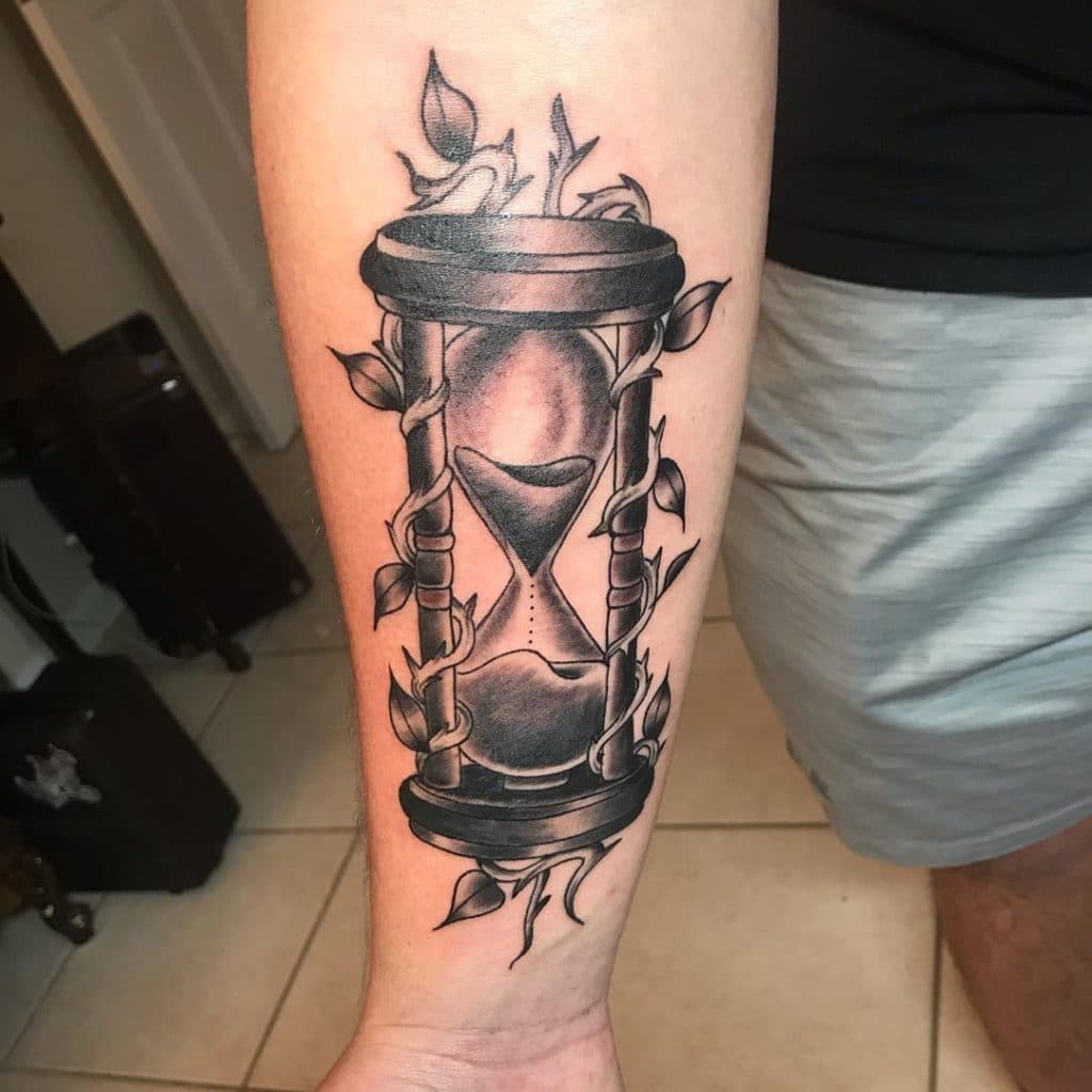 hourglass tattoo