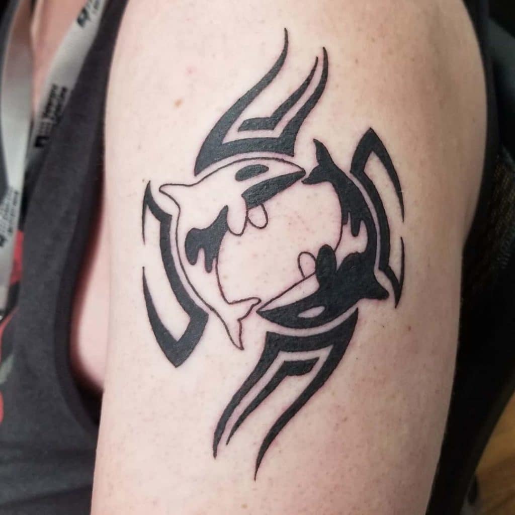 yinyang tattoo designs