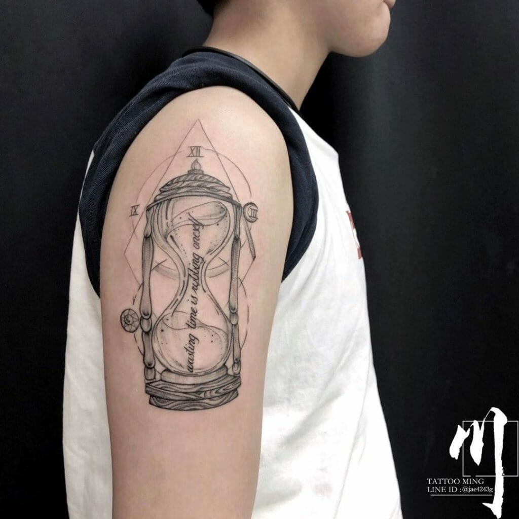 hourglass tattoo