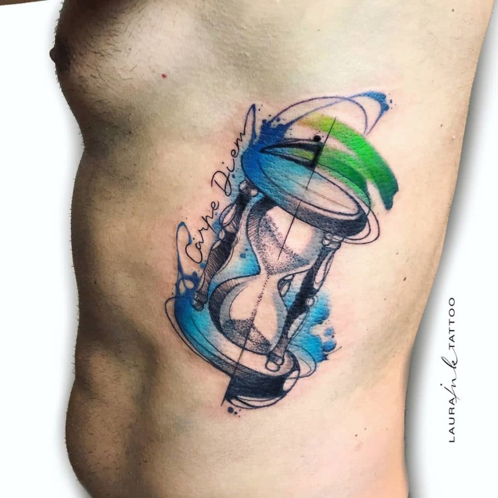 hourglass tattoo