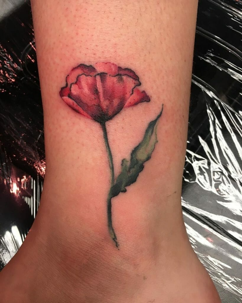 poppy tattoo