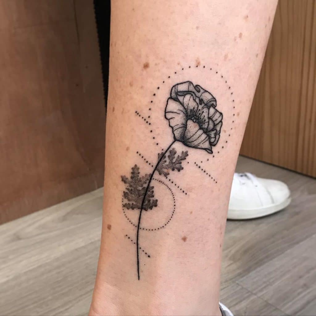 poppy tattoo