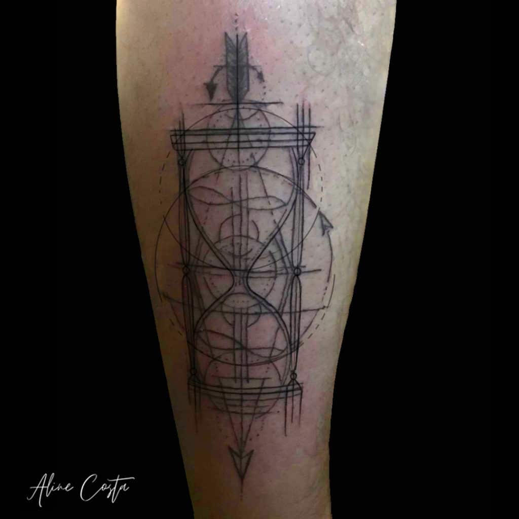 hourglass tattoo