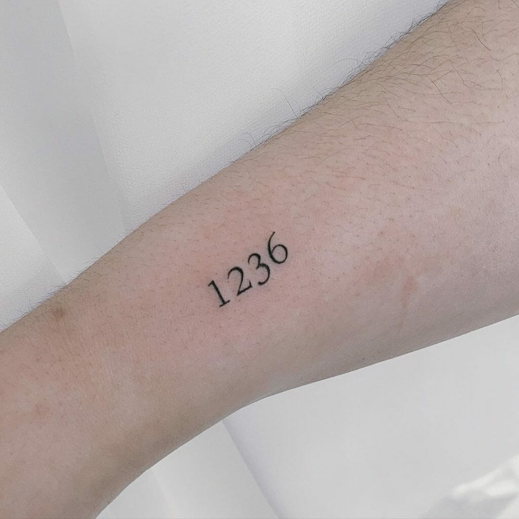 number tattoos