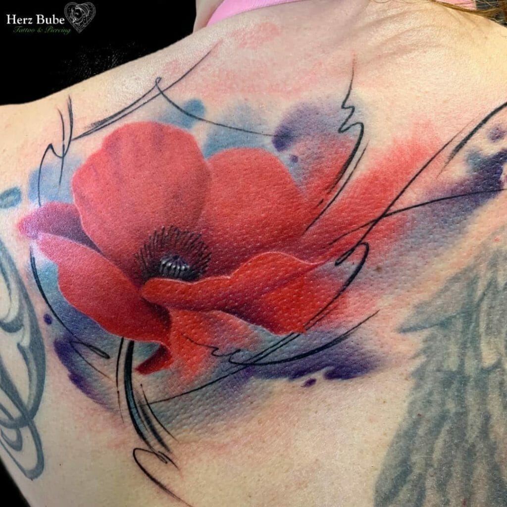 poppy tattoo