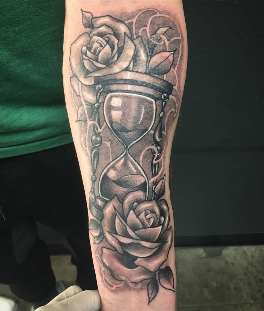 hourglass tattoo