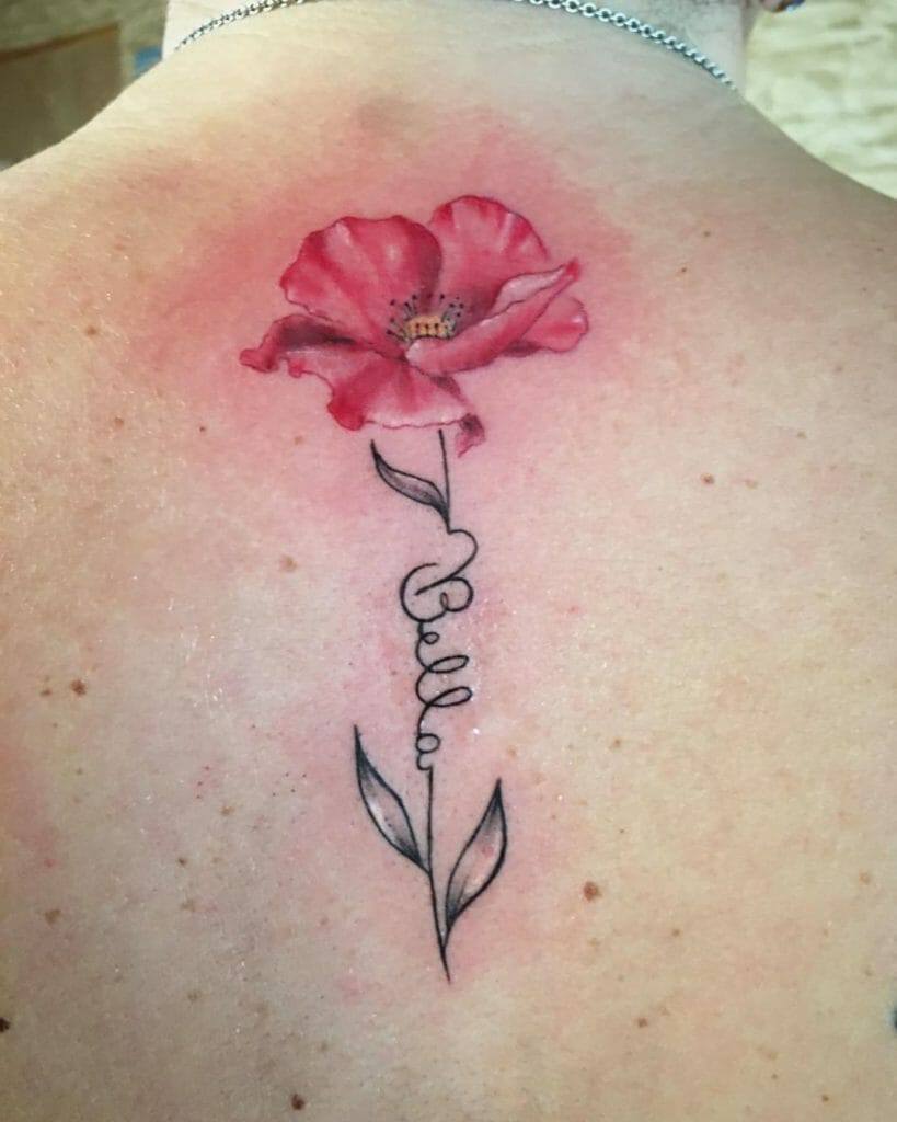 poppy tattoo