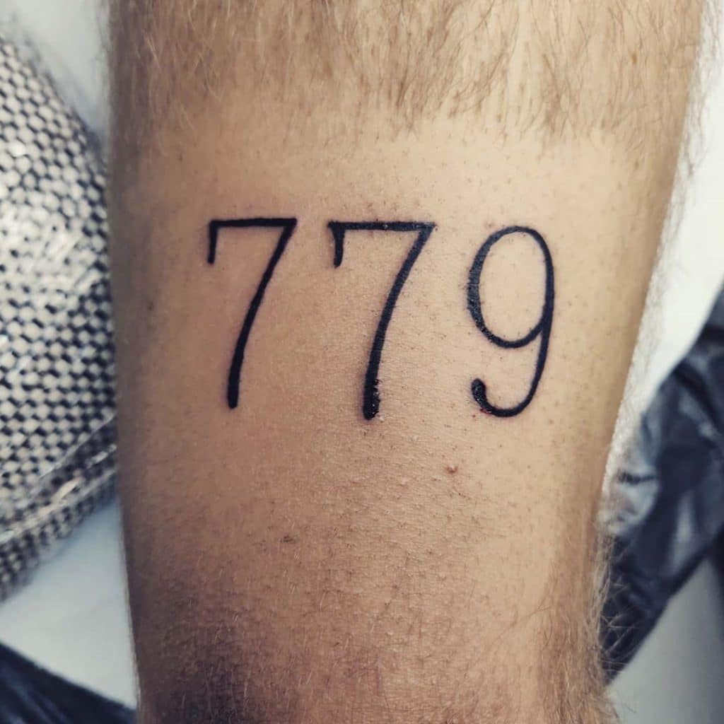 number tattoos