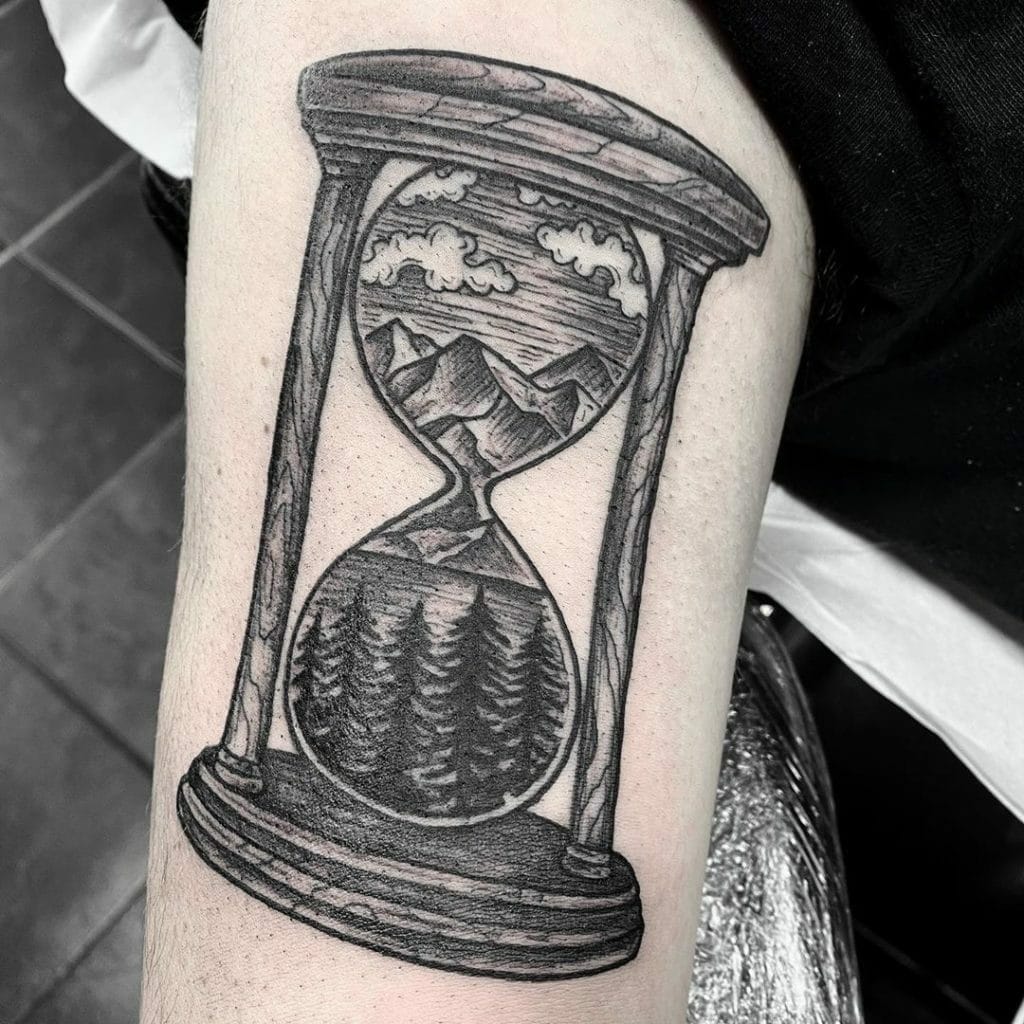 hourglass tattoo