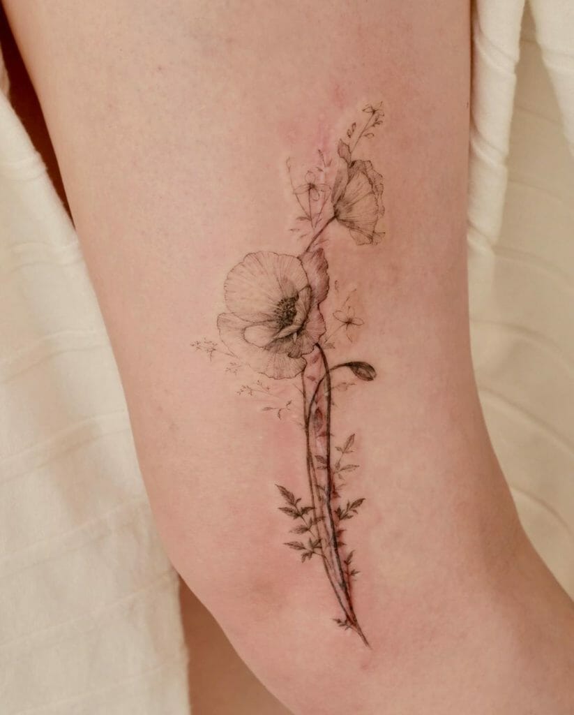 poppy tattoo