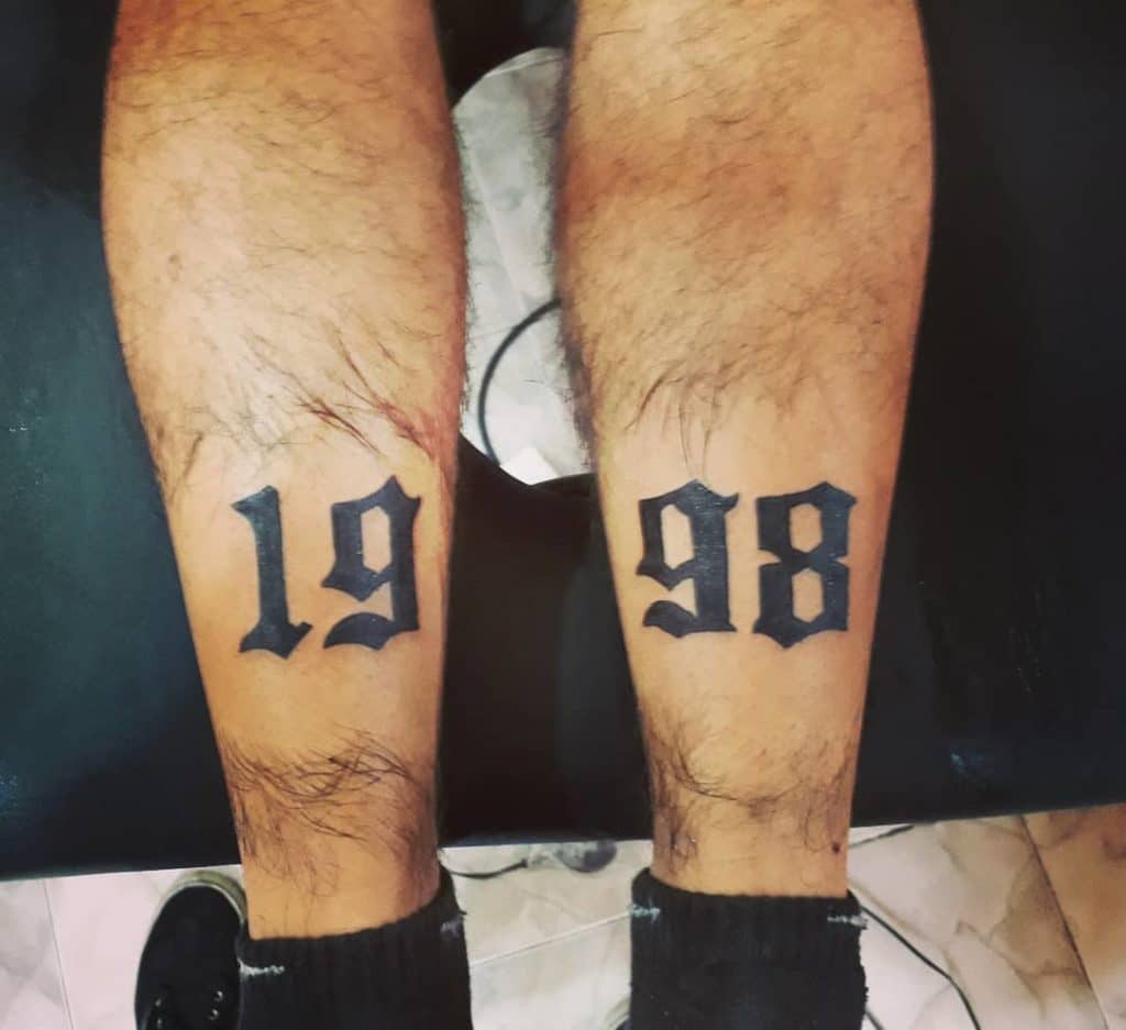 number tattoos