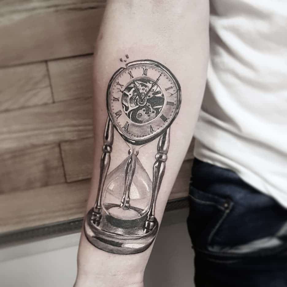 hourglass tattoo