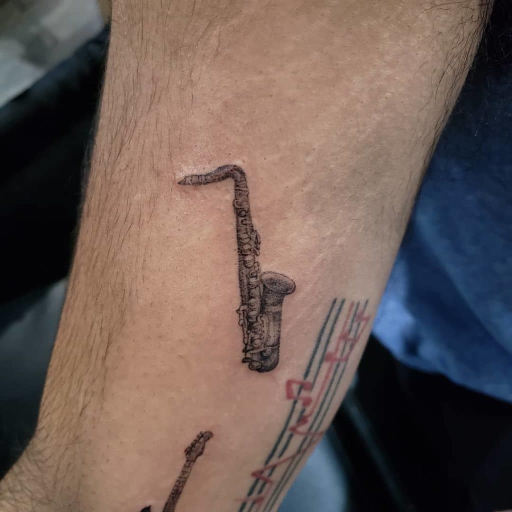 music tattoos