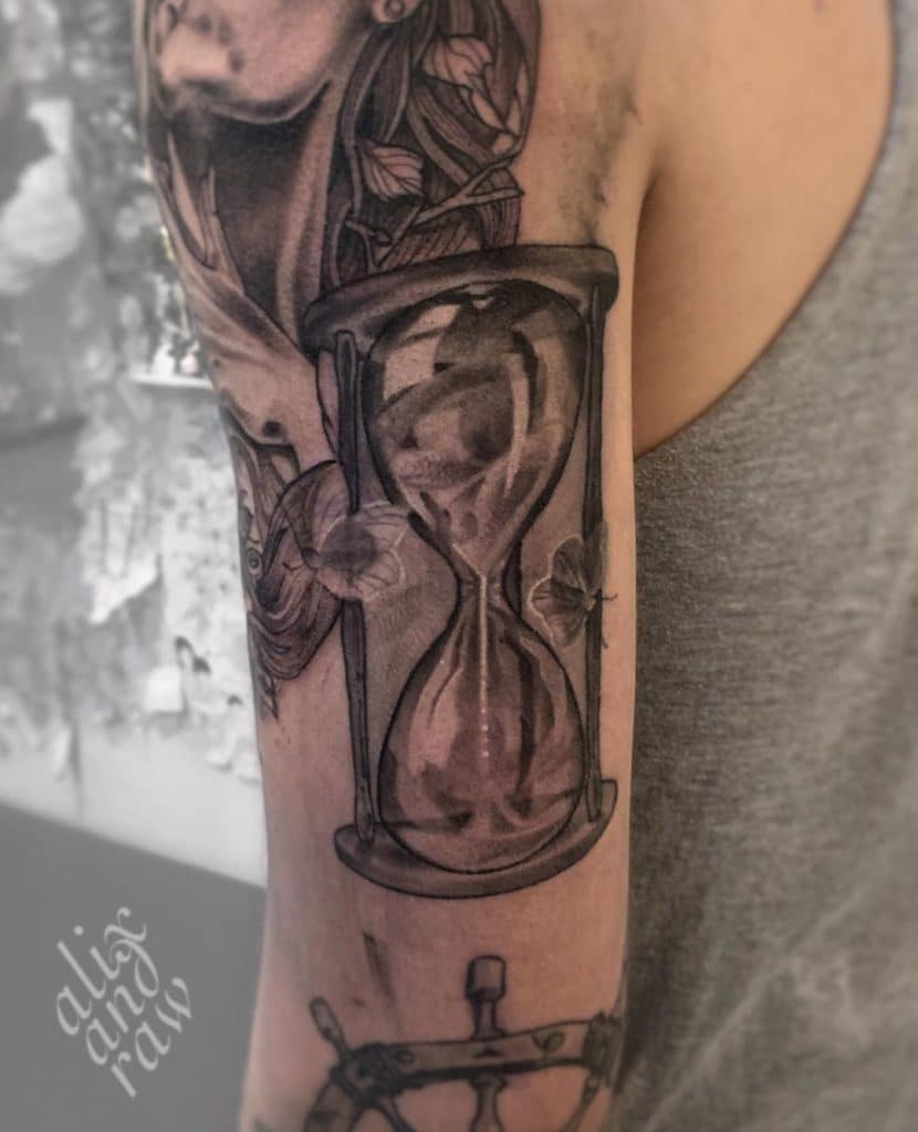 hourglass tattoo