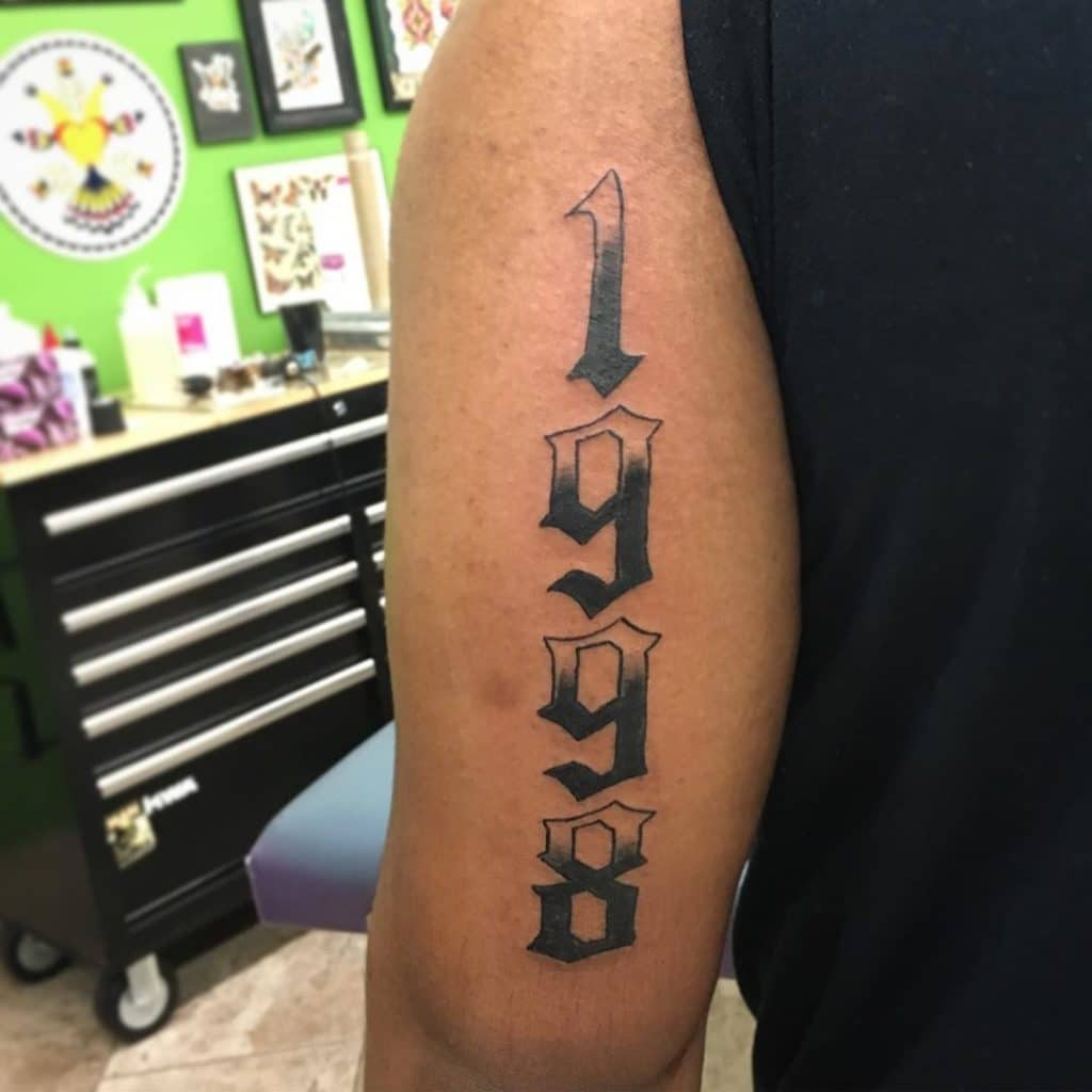 number tattoos