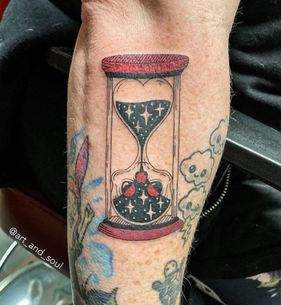 hourglass tattoo