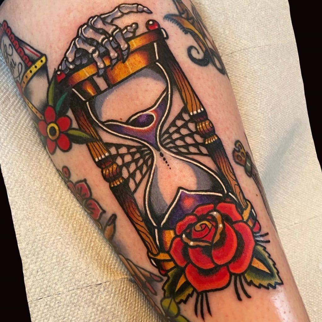 hourglass tattoo