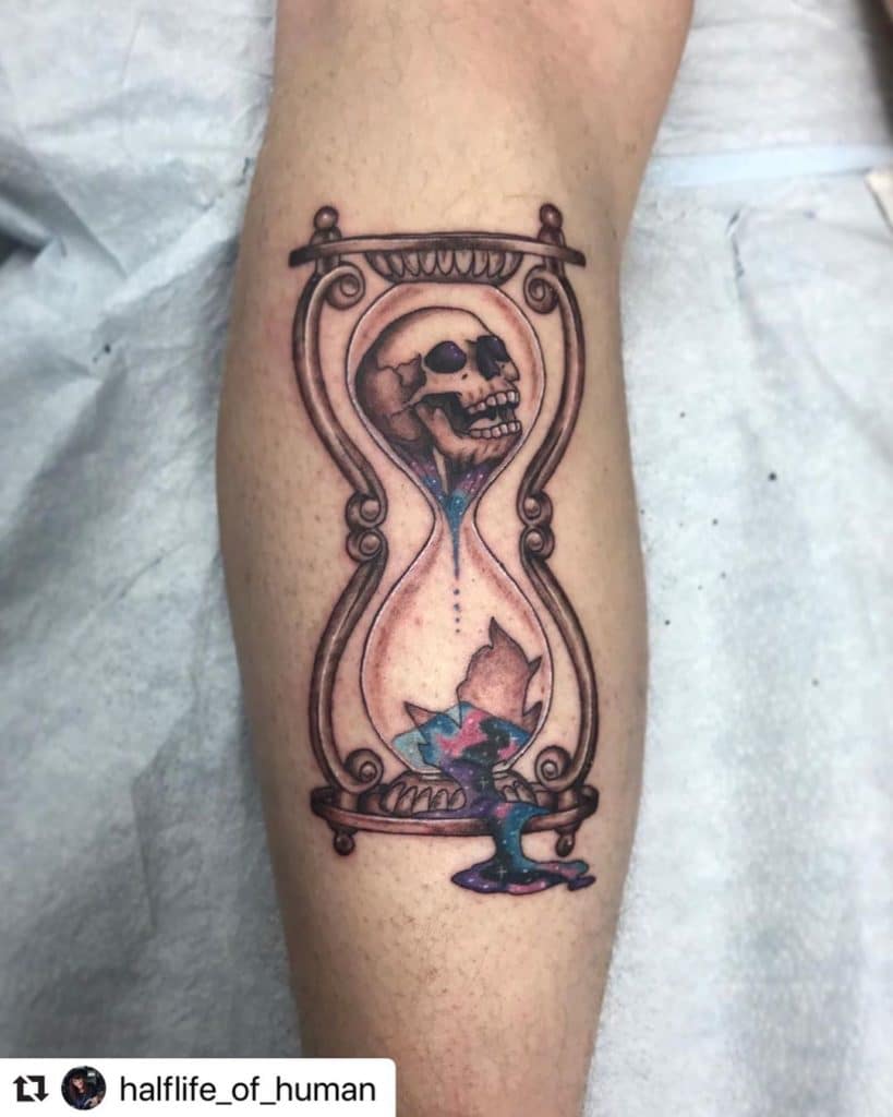 hourglass tattoo