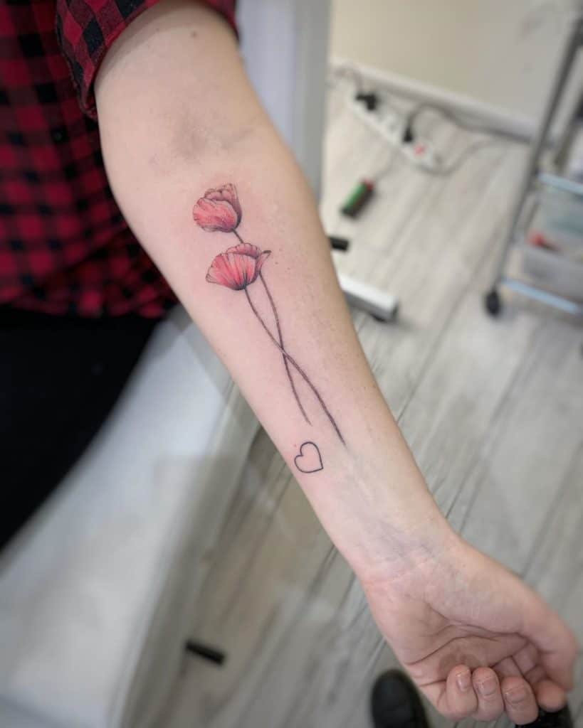 poppy tattoo