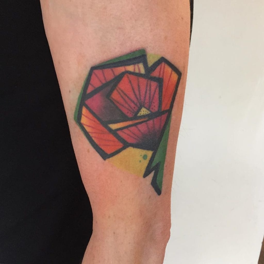 poppy tattoo